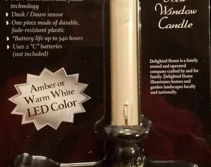 Dusk to Dawn Battery Operated Window Candle Etsy
