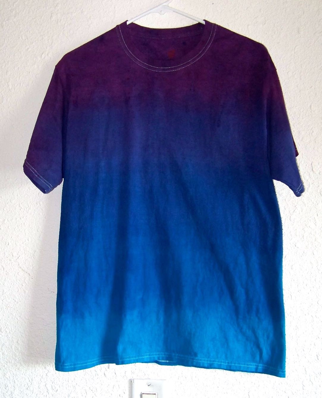 Red White Blue Ombre Gradient Tie Dye Essential T-Shirt for Sale by  StudioBlack