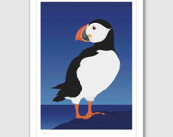 Atlantic Puffin - Giclee art print