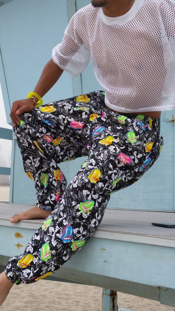 Jogging Pants Vintage 80s Jogging pants Reto surf Mc Hammers Etsy