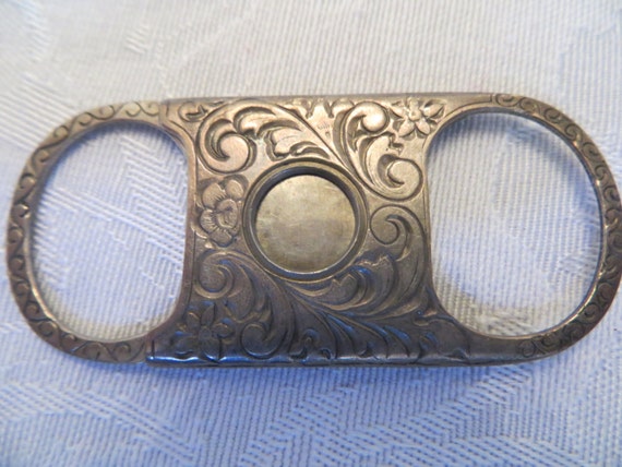 Antique Sterling Silver Engraved Cigarette/Cigar C