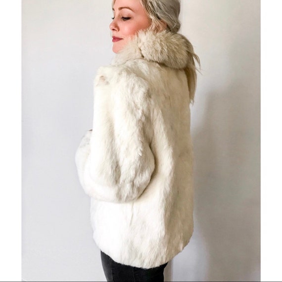 Wilson leather rabbit fur coat Clearance