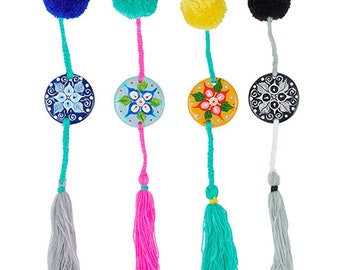 Round Medallion Tassels