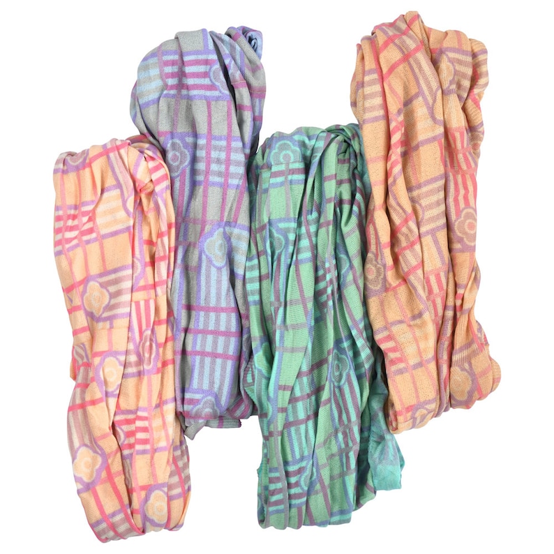 Protège-tête Plaid HEAD Avec Porte-queue Assorti Pour Filles - Occasion