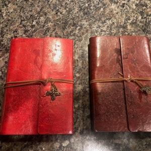 Leather blank journal, sketch book or songbook