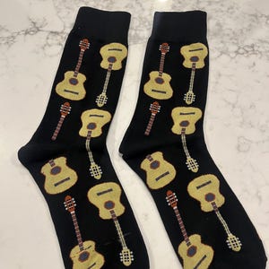 Guitar Socks - Acoustic Guitar Socks - Guitar Gift