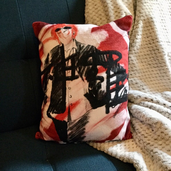 Shinra Turk Reno inspired throw pillow