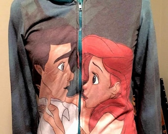 The little mermaid inspired sweatshirt hoodie
