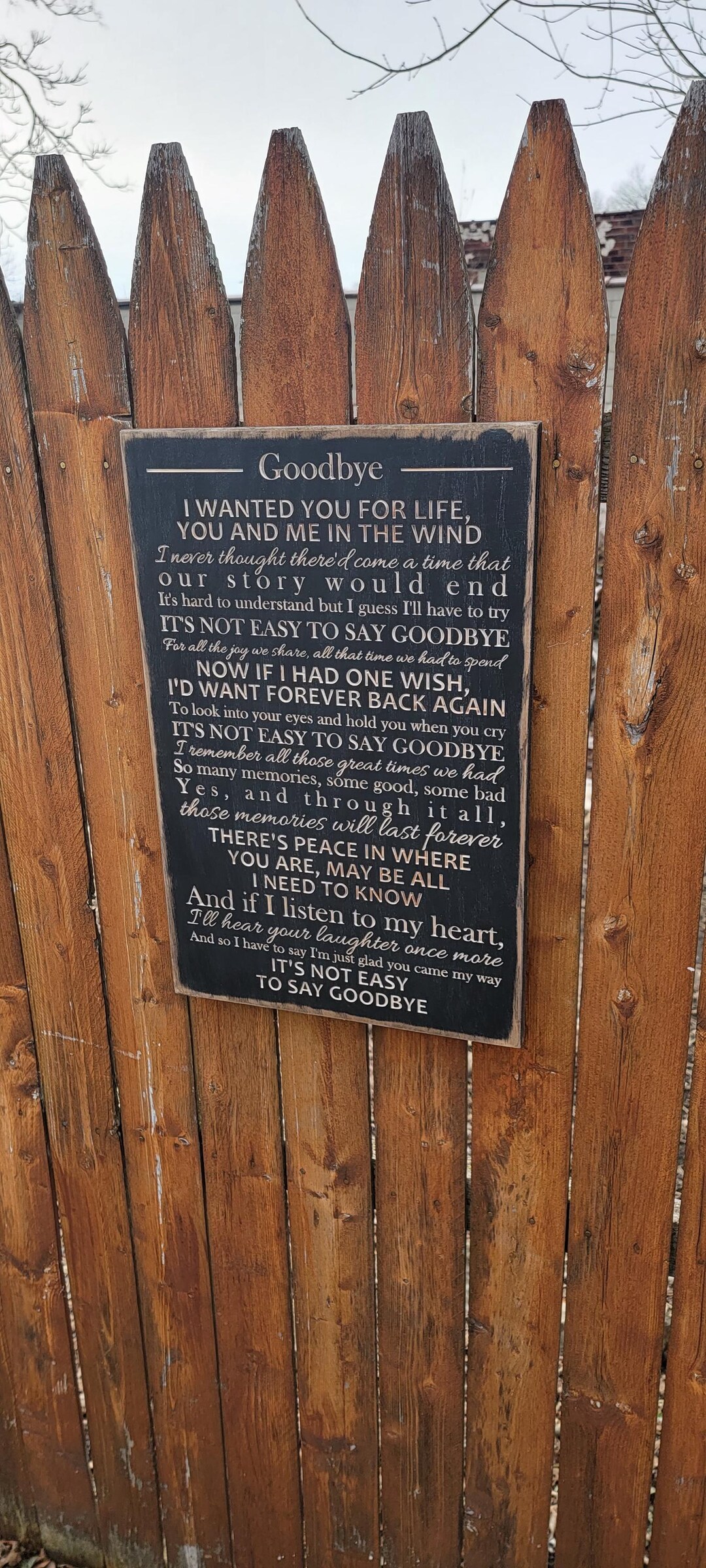 Custom Carved Wooden Sign - 