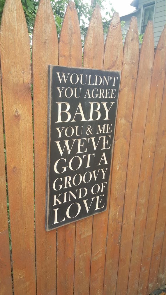 Custom Carved Wooden Sign 