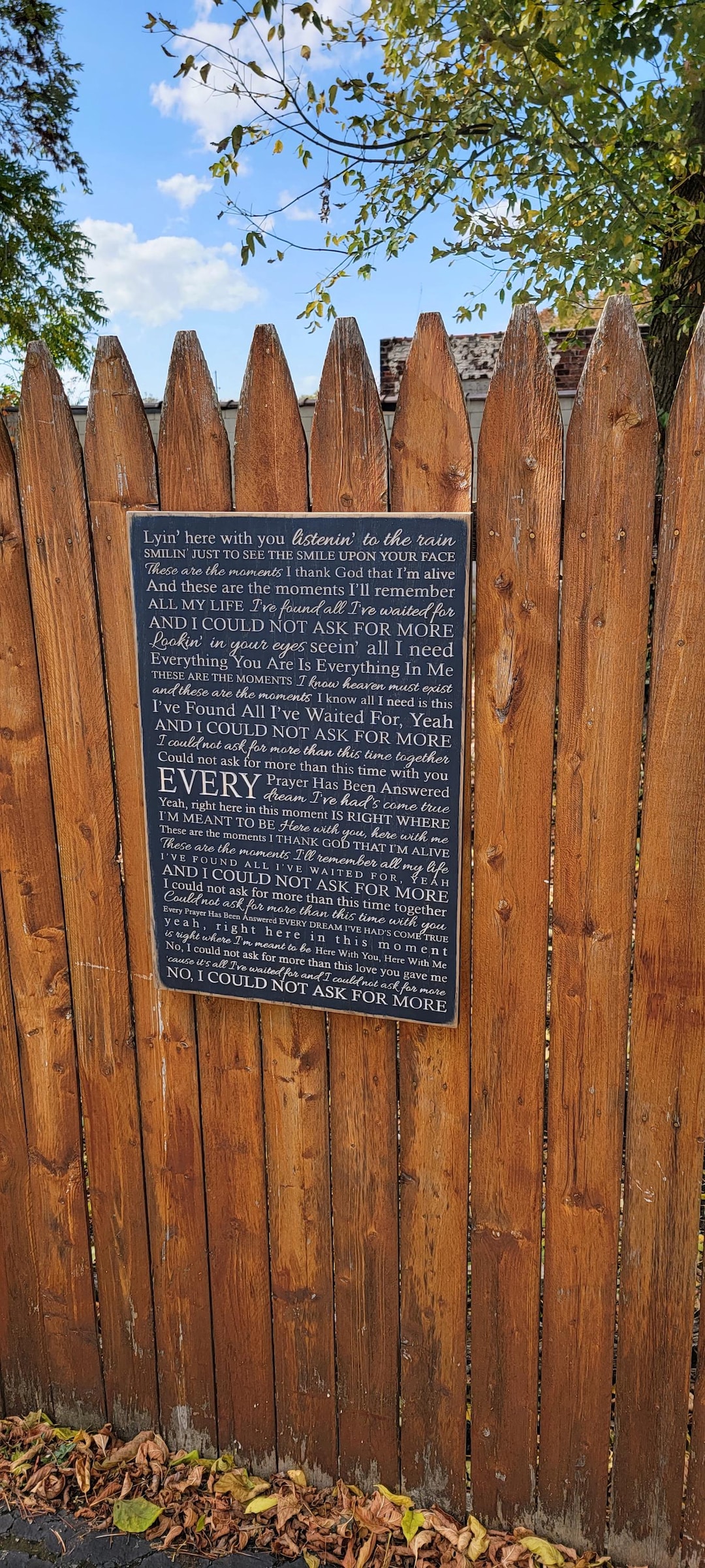 Custom Carved Wooden Sign -