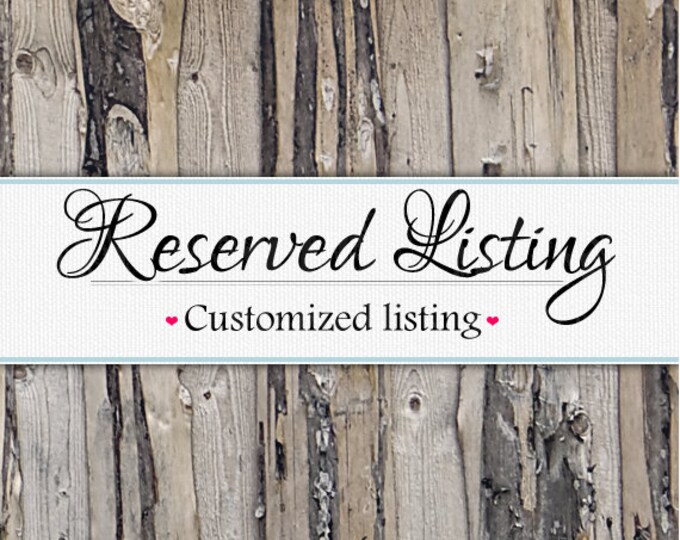 Reserved Listing - Grandkids sign size upgrade - 8x32 (4 columns)