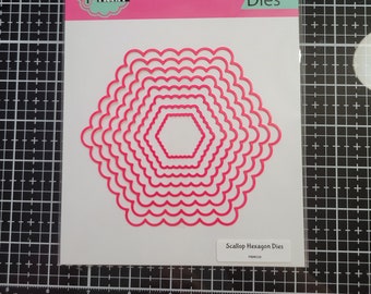 Scallop Hexagon Die Set