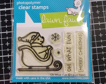 Lawn Fawn "oh what fun" Stamp Set