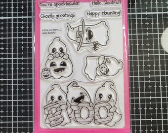 Stamp Set, Hello Bootiful Stamp Set, Ghost Stamps, Cute Ghost Stamp Set