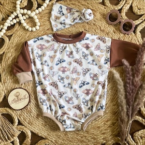 Moth Sweater Romper | Boho Romper | Bamboo Sweater Romper | Neutral Sweater Romper | Oversized Romper