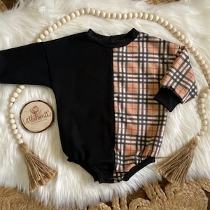 Unisex Sweater Romper | Oversized Romper | Boy Sweater Romper |