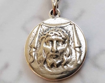 Medal - Holy Face of Jesus 17.5mm - Sterling Silver