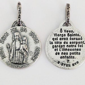 Medal - Our Lady of Good Protection 18mm - Sterling Silver