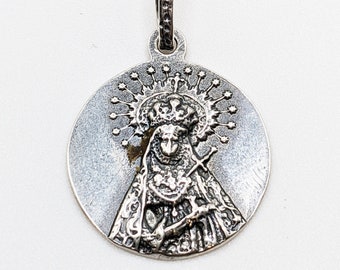 Our Lady of Sorrows SPAIN Medal 20.5mm - Sterling Silver
