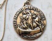 Necklace - Les Saintes Maries de la Mer 27mm - Sterling Silver + 18 inch Sterling Silver Chain