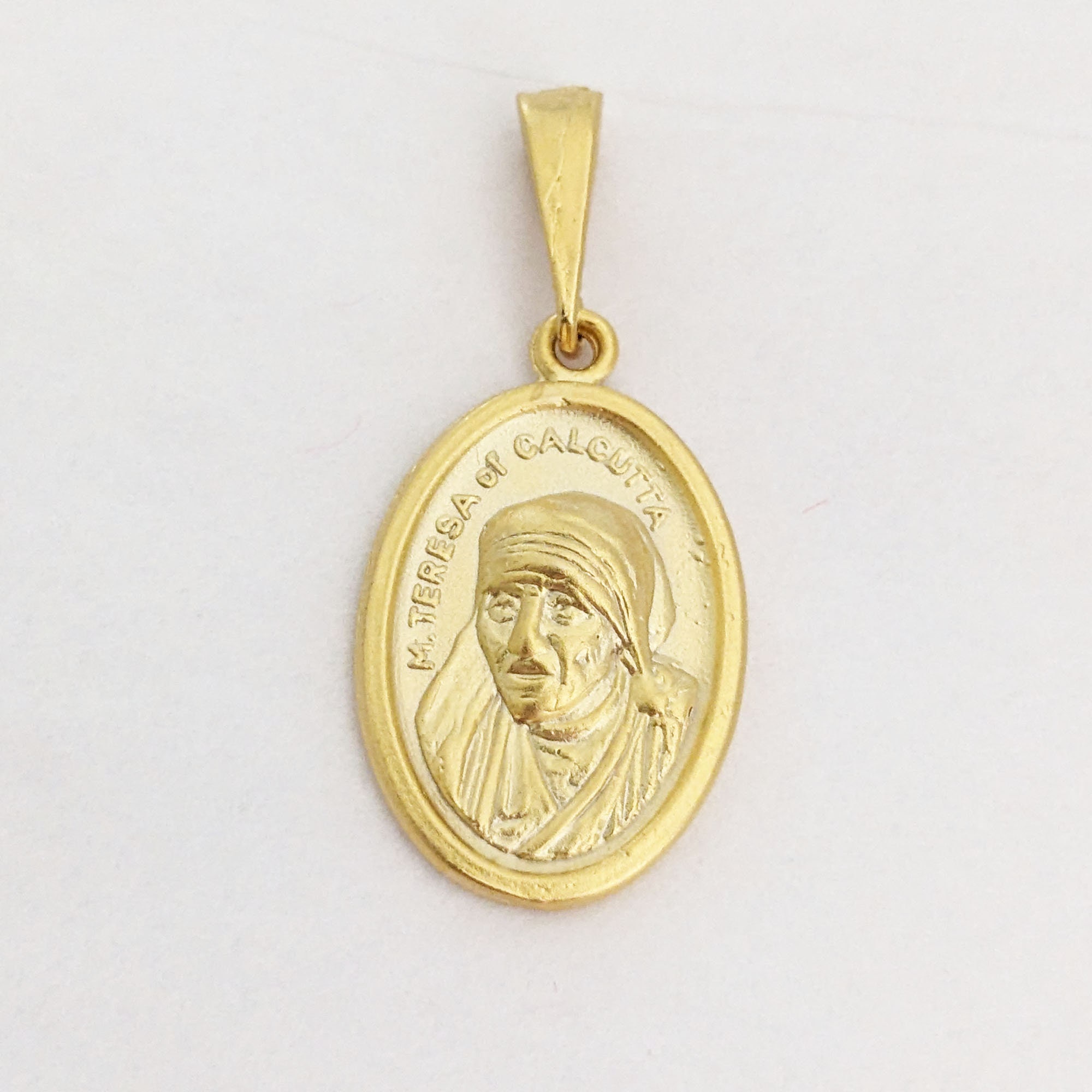 Mother Teresa of Calcutta Medal 16x22mm 18K Gold Vermeil Etsy Australia