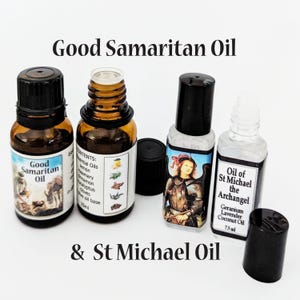 SPIRITUAL OIL Set of 2 - Good Samaritan Oil 15ml and St Michael Oil 7.5ml