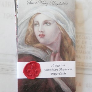 Gebetskarten - Heilige Maria Magdalena Gebetskarten & Reflexionen — Set 1