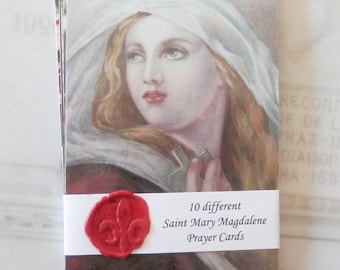 Prayer Cards - Saint Mary Magdalene Prayer Cards & Reflections — Set 1