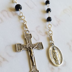 Rosary - St Joseph Tenner Rosary - Sterling Silver
