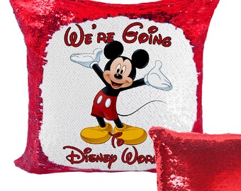 disney sequin pillow