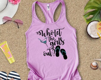 Girls Weekend Drinking Shirt/ Margarita Beach Tank/ Girls Trip Summer Vacation Girls Night Out Shirts