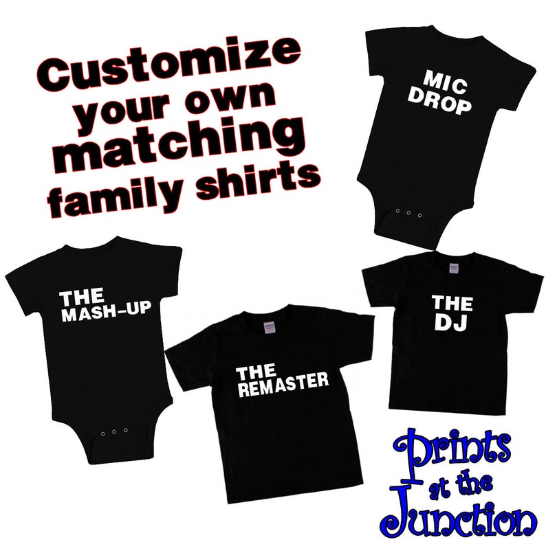 mic drop family shirts