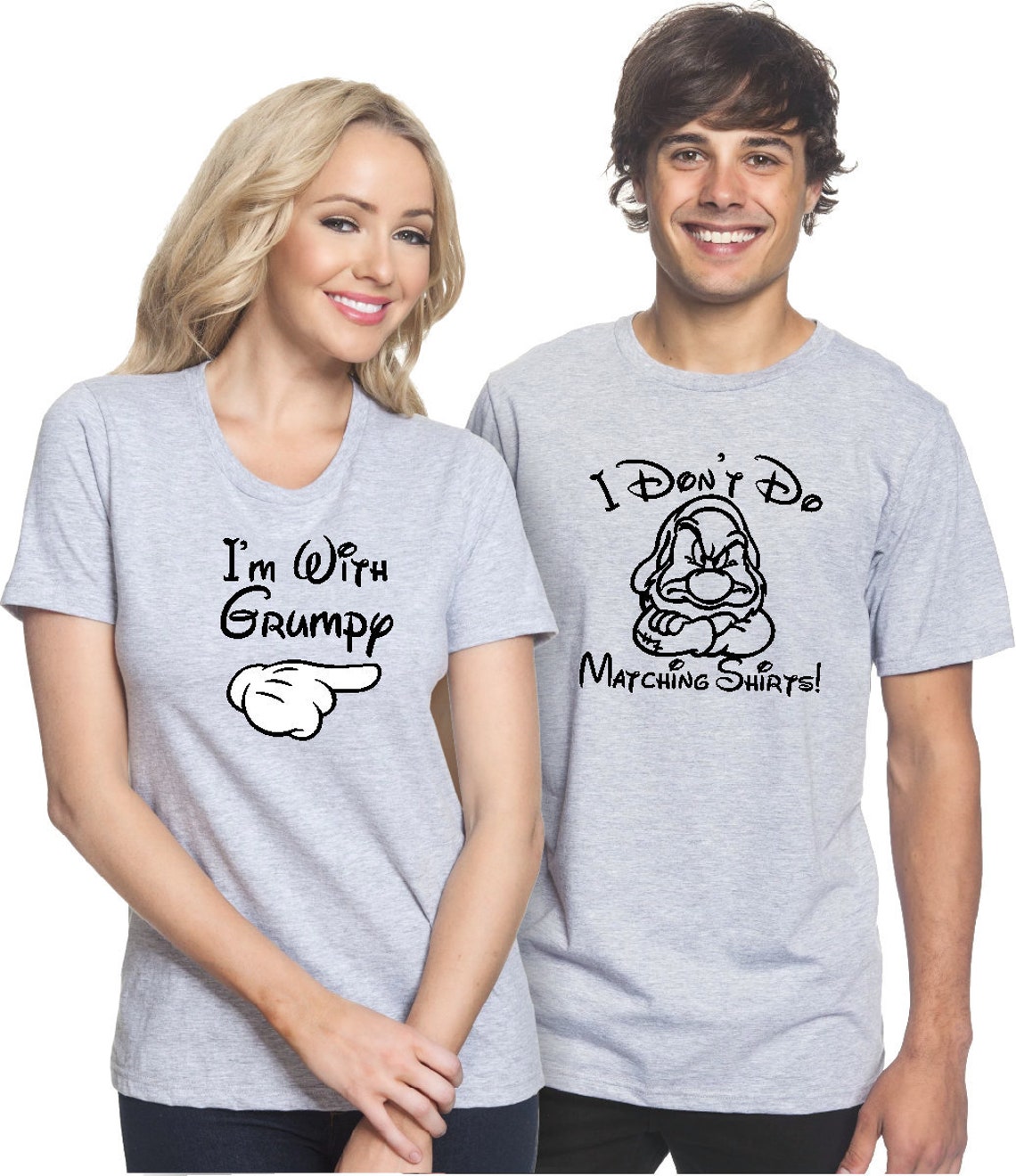 Disney Couple Shirts/ I Dont Do Matching Shirts/ Im With | Etsy