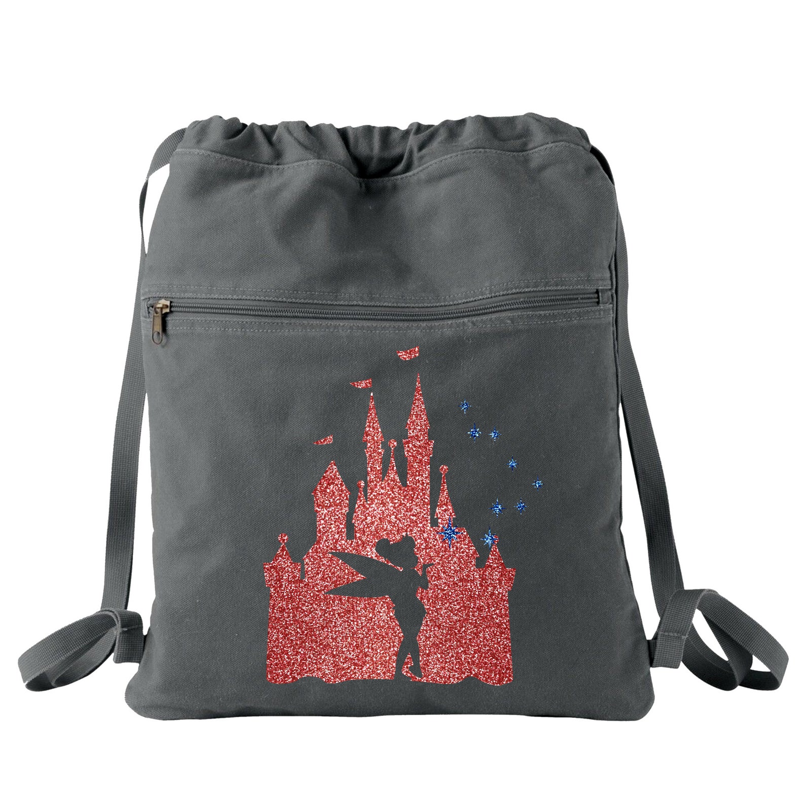 Disney Tinkerbell Backpack/ Cinderellas Castle Rose Pink Gold Etsy