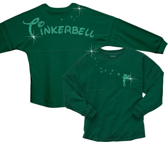 Glitter Green Tinkerbell Spirit Shirt 