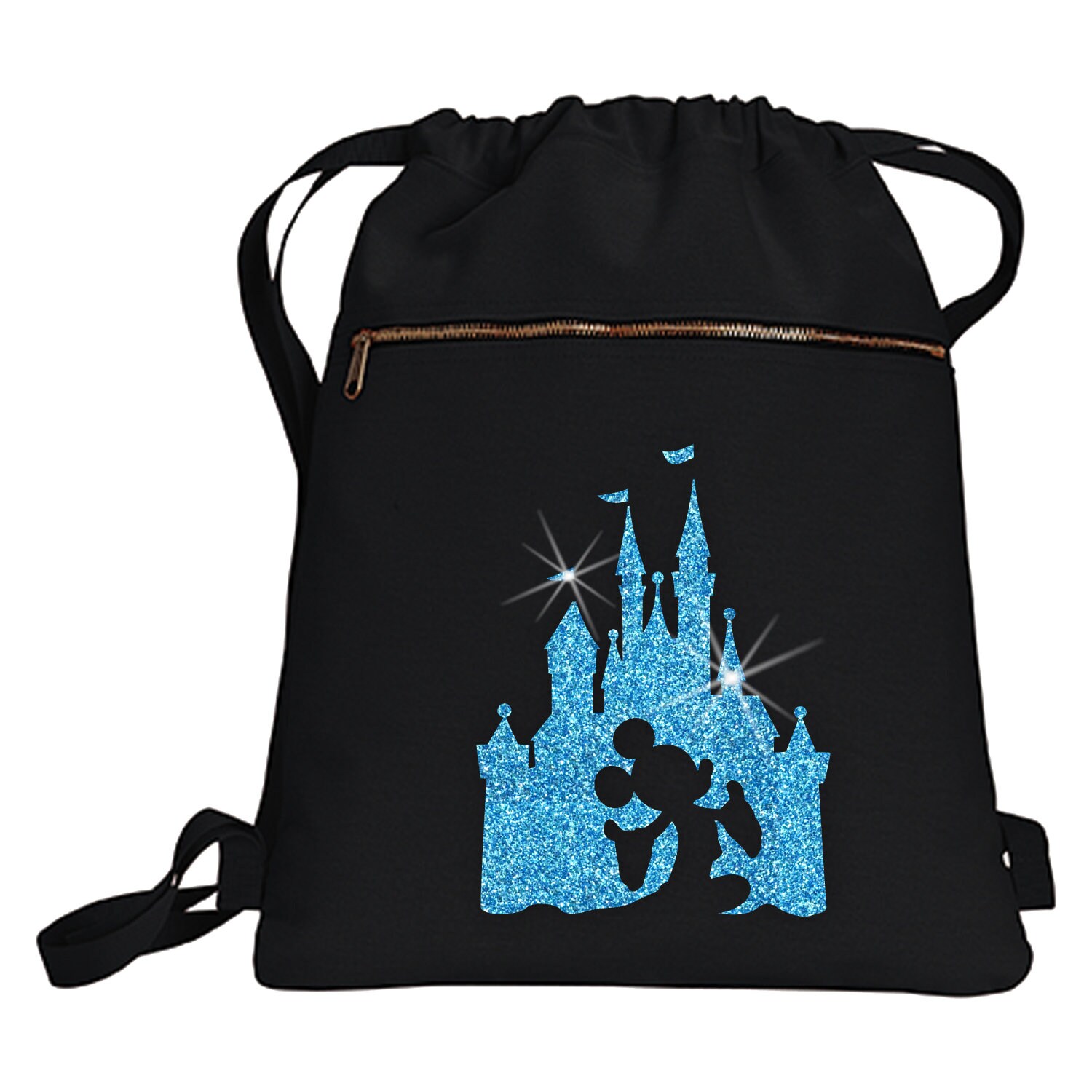 mickey mouse glitter backpack