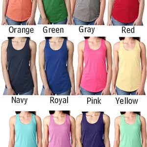 Women's 'Drinkerbell' Fairy Tank Top - Funny Drinking Graphic Sleeveless Shirt For Parties & Vacation - View #12