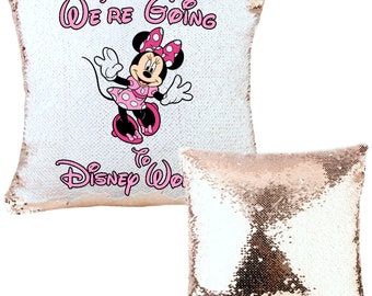 disney sequin pillow
