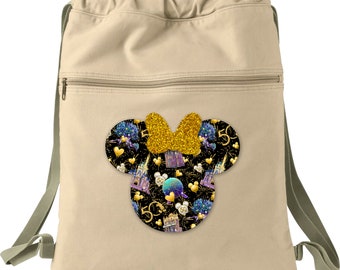 sparkly disney backpack