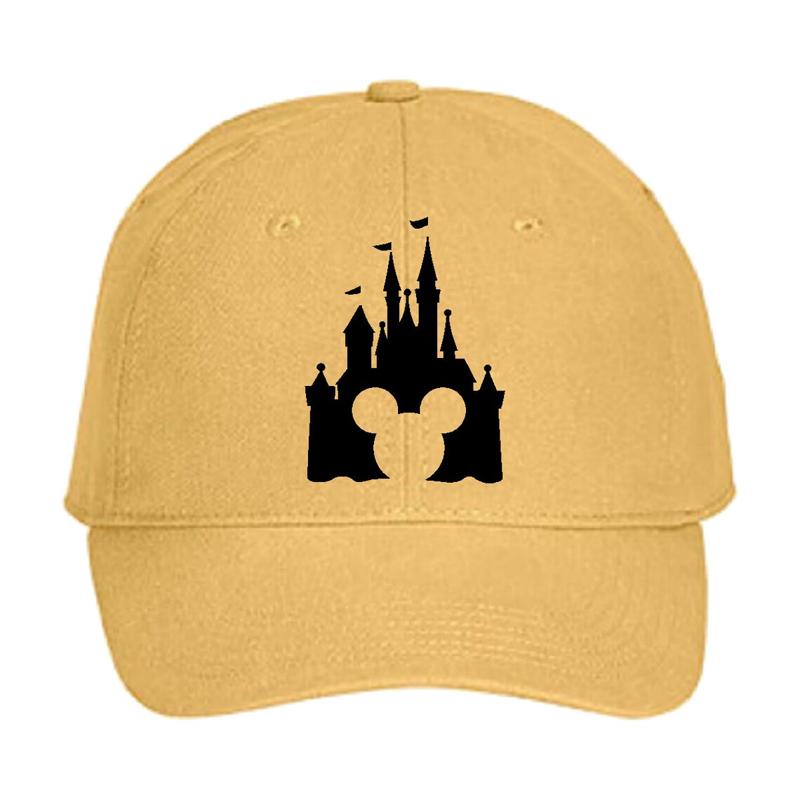 Disney Hat/ Mickey Mouse Head Silhouette Cinderellas Castle | Etsy