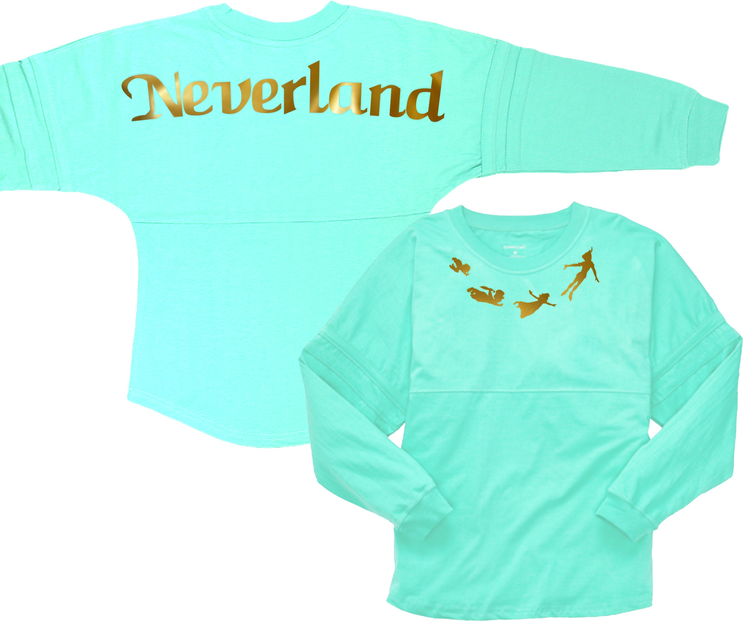 Disney Neverland Jersey/ Peter Pan Spirit Shirts/ Disney | Etsy