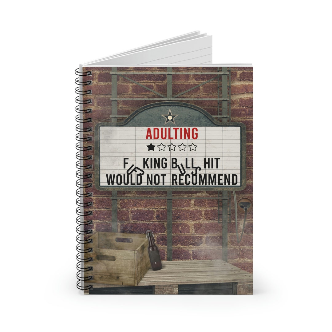 Cinema Sign journal/ funny Adulting One Star Review Cinema Marquee Sign ...