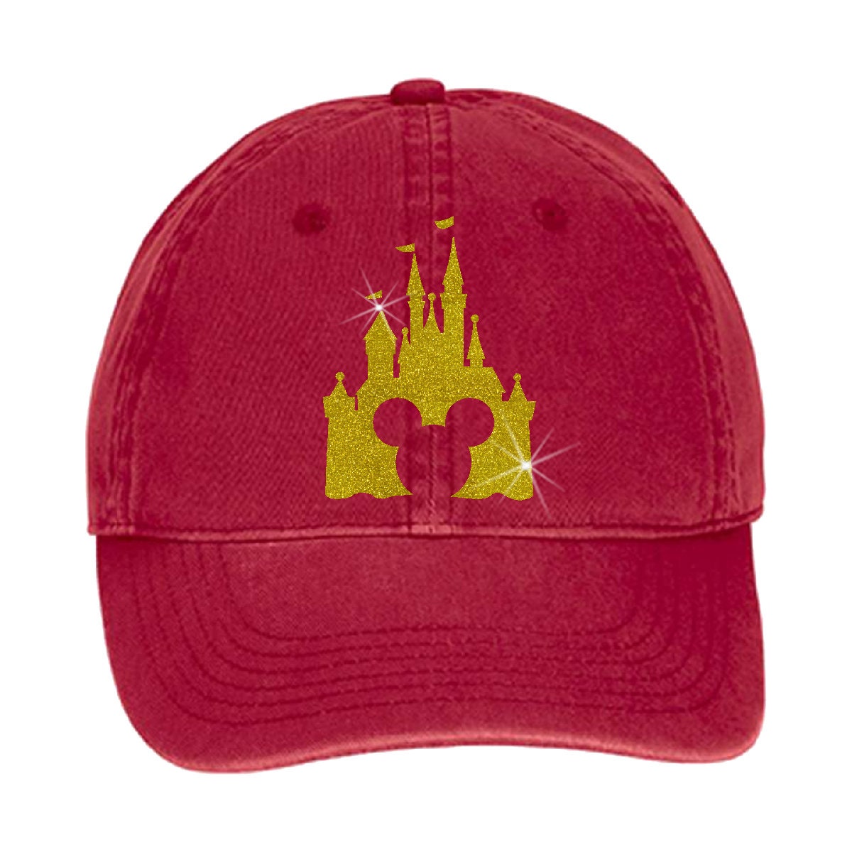 Custom PRINTED Mickey Mouse Head Hat Disney Disneyland Vacation Trucker Hat