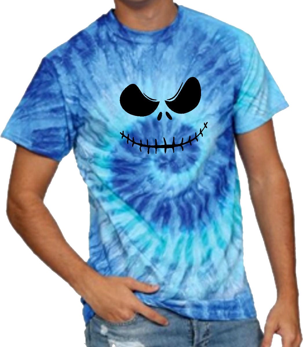 Disney Halloween Jack Skellington Tie Dye Shirt/ Nightmare | Etsy