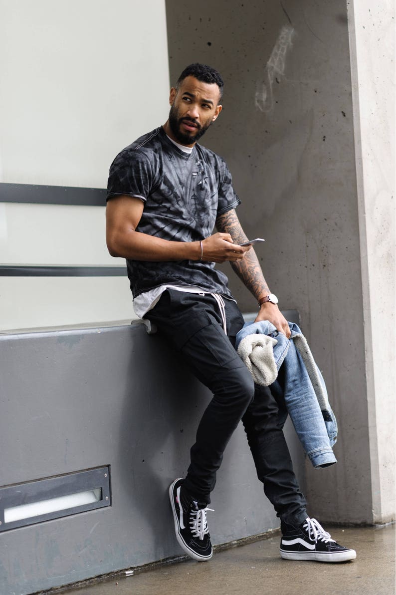 mens tie dye clothing