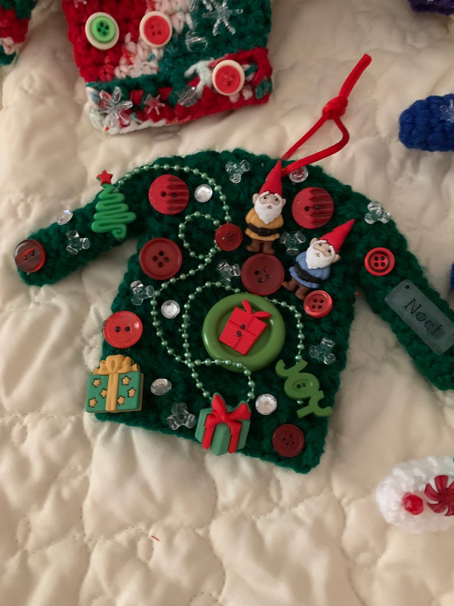 Ugly Sweater Christmas Ornaments Tree Ornaments Home Decor Etsy