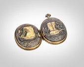 Japanese Meiji era shakudo locket