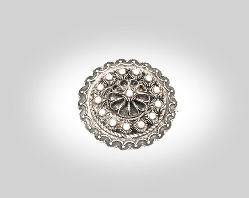 hollandais zeeuwse knop 830 argent broche w / marque de | etsy