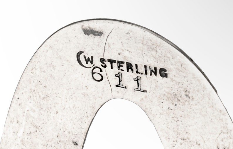 Watrous Mfg. Co. sterling sash buckle image 4